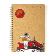 Блокнот "Приключения" Эко крафт-картон 11105-KR на пружине 70 страниц