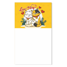 Блокнот на магните Love story "Котики" Kt30072101, 30 листов