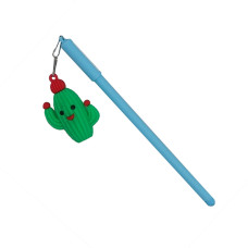 Ручка гелева "Кактус" MD-138-1(Blue) синя