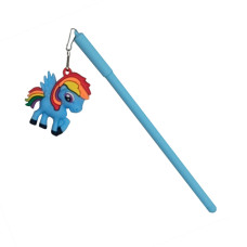 Ручка гелевая "Лошадка" MD-138-2(Blue) синяя