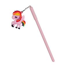 Ручка гелевая "Лошадка" MD-138-2(Pink) синяя