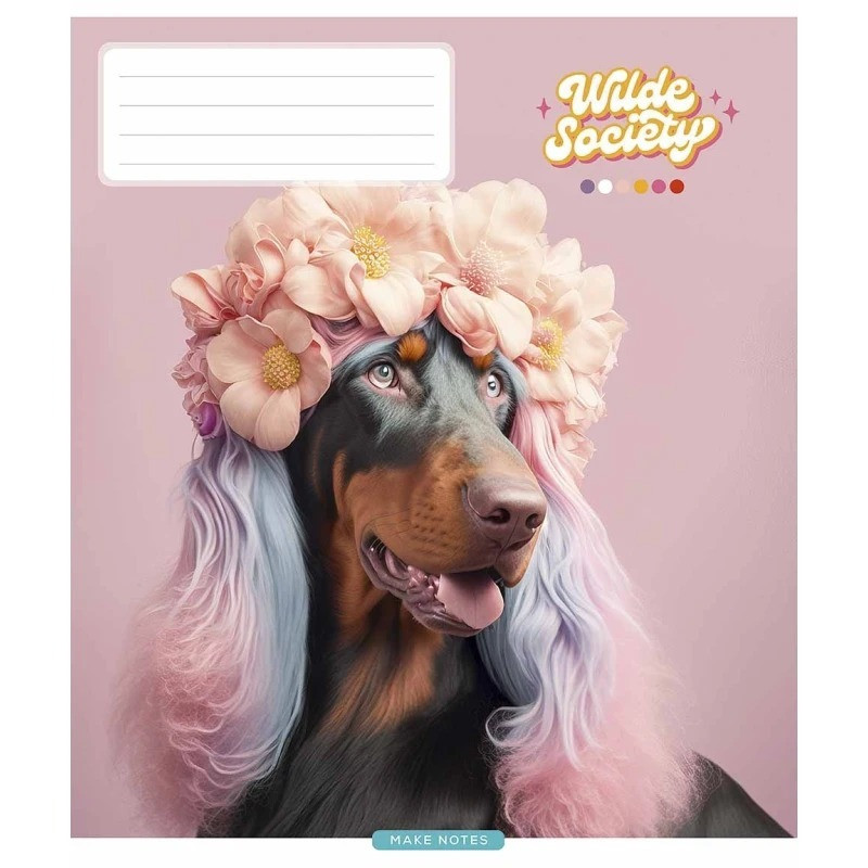 Зошит загальний "Wilder society" 036-3274L-2 у лінію, 36 аркушів