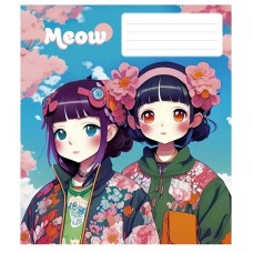 Зошит загальний "Kawaii" 048-3302K-5 в клітинку, 48 аркушів