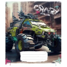 Зошит загальний "Crazy" 048-3283K-1 в клітинку, 48 аркушів