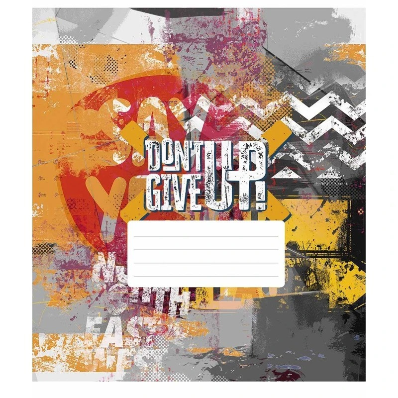 Зошит загальний "Dont Give Up" 048-3314K-1 в клітинку, 48 аркушів