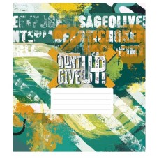 Зошит загальний "Dont Give Up" 048-3314K-4 в клітинку, 48 аркушів