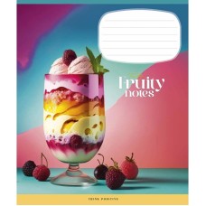 Зошит загальний "Fruity heaven" 048-3409K-1 в клітинку, 48 аркушів