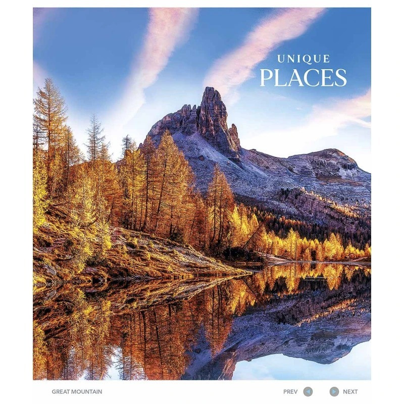 Зошит загальний "Unique places" 048-3377K-3 в клітинку, 48 аркушів