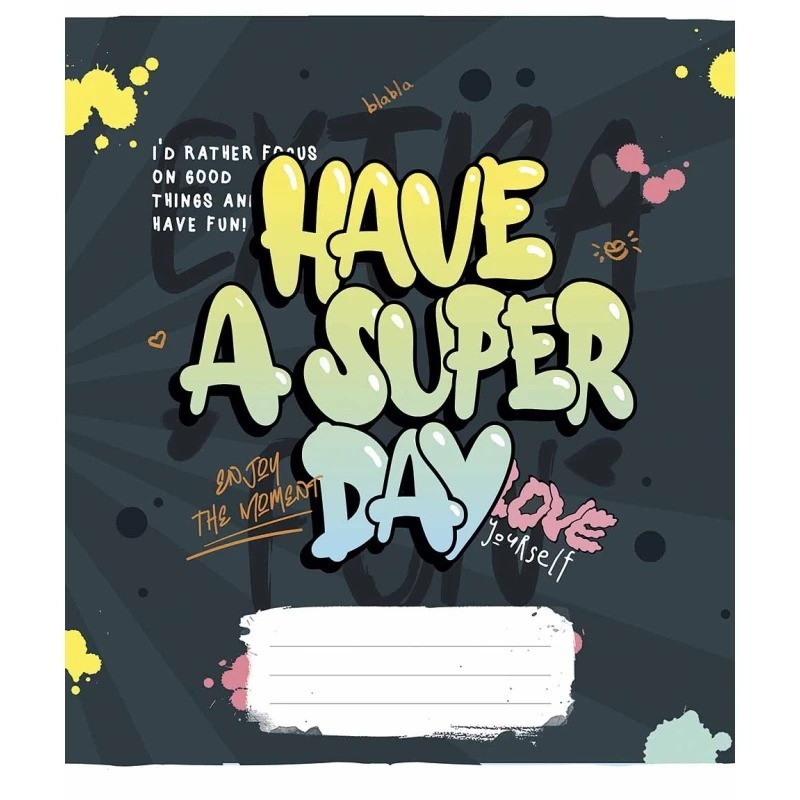 Зошит загальний "Graffiti style" 048-3327L-5 у лінію, 48 аркушів