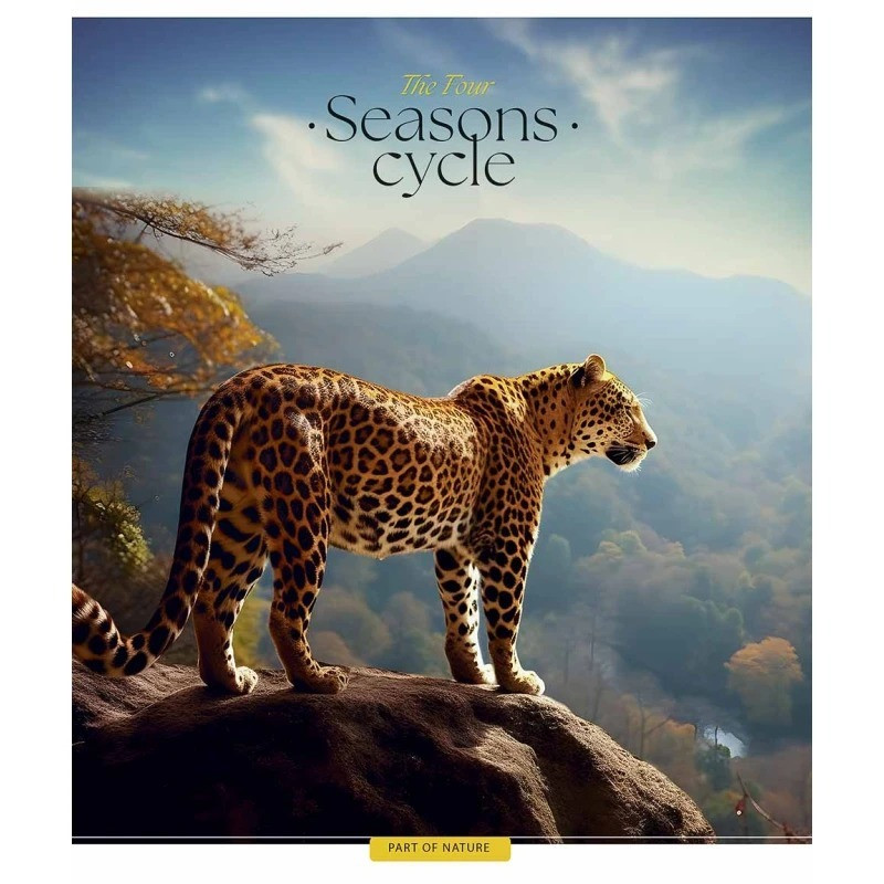 Зошит загальний "Four seasons" 048-3403L-1 у лінію, 48 аркушів