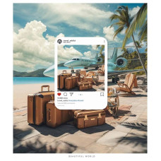 Зошит загальний "Amazing destination" 060-3325K-2 в клітинку, 60 аркушів