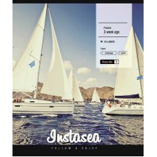 Зошит загальний "Insta life" 096-3389K-2 в клітинку, 96 аркушів