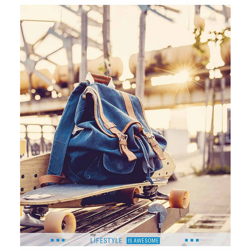 Зошит загальний "Lifestyle is Awesome" 096-3392K-4 в клітинку, 96 аркушів