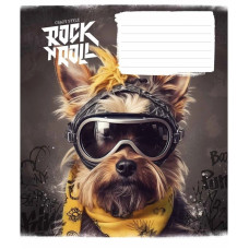 Зошит учнівський "Rock star" 012-3277K-4 в клітинку, 12 аркушів