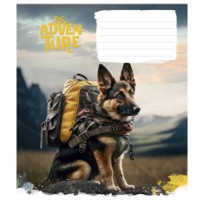 Зошит учнівський "Best adventure" 012-3285K-2 в клітинку, 12 аркушів