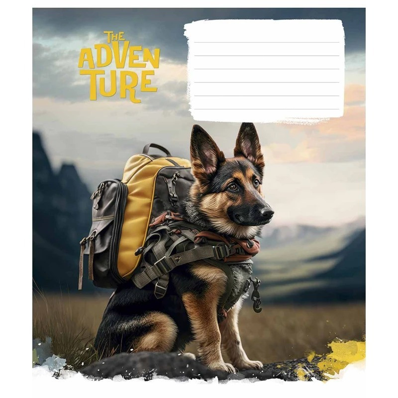 Зошит учнівський "Best adventure" 012-3285K-2 в клітинку, 12 аркушів