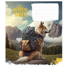 Зошит учнівський "Best adventure" 012-3285K-3 в клітинку, 12 аркушів
