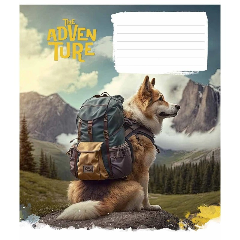 Зошит учнівський "Best adventure" 012-3285K-3 в клітинку, 12 аркушів