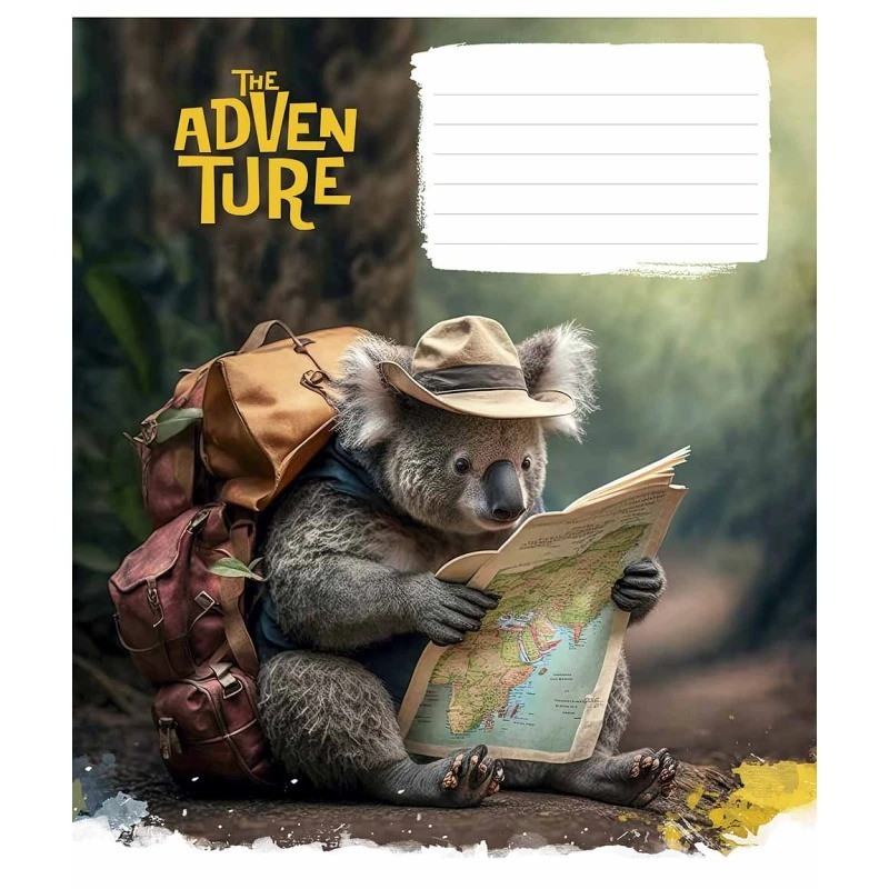 Зошит учнівський "Best adventure" 012-3285K-4 в клітинку, 12 аркушів