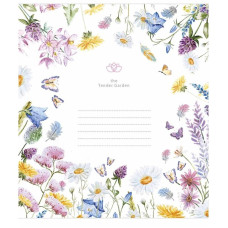 Зошит учнівський "Tender Garden" 012-3378K-1 в клітинку, 12 аркушів