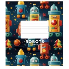 Зошит учнівський "Boys interests" 012-3394K-1 в клітинку, 12 аркушів