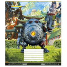 Зошит учнівський "Techno city" 012-2495L-1 в лінію, 12 аркушів