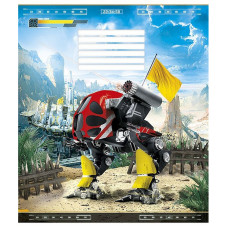 Зошит учнівський "Techno city" 012-2495L-3 в лінію, 12 аркушів