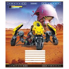 Зошит учнівський "Techno city" 012-2495L-4 в лінію, 12 аркушів