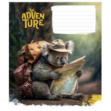 Зошит учнівський "Best adventure" 012-3285L-4 в лінію, 12 аркушів