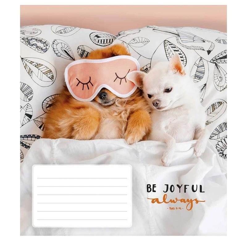 Зошит учнівський "Be joyful always" 012-3263L-1 в лінію, 12 аркушів