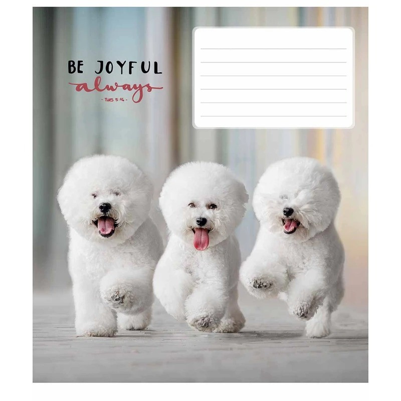 Зошит учнівський "Be joyful always" 012-3263L-4 в лінію, 12 аркушів