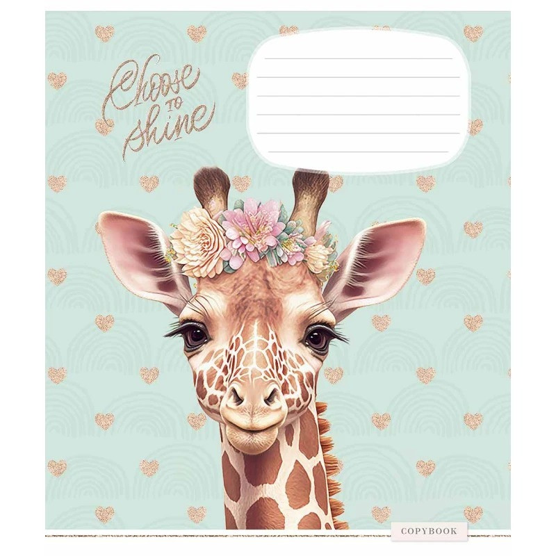 Зошит учнівський "Shiny friends" 012-3244L-3 в лінію, 12 аркушів