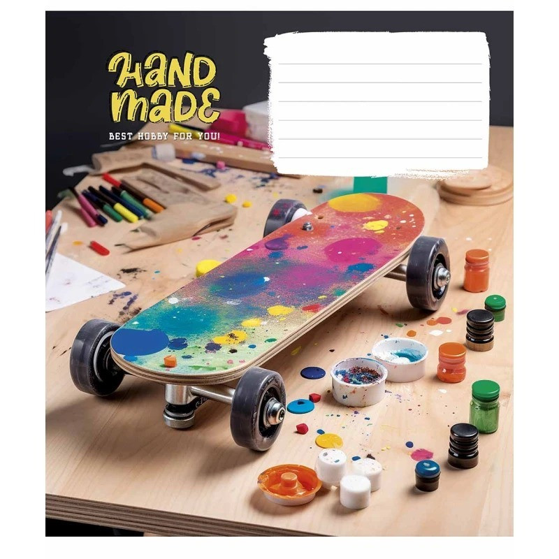 Зошит учнівський "My hobby" 018-3286K-1 в клітинку, 18 аркушів