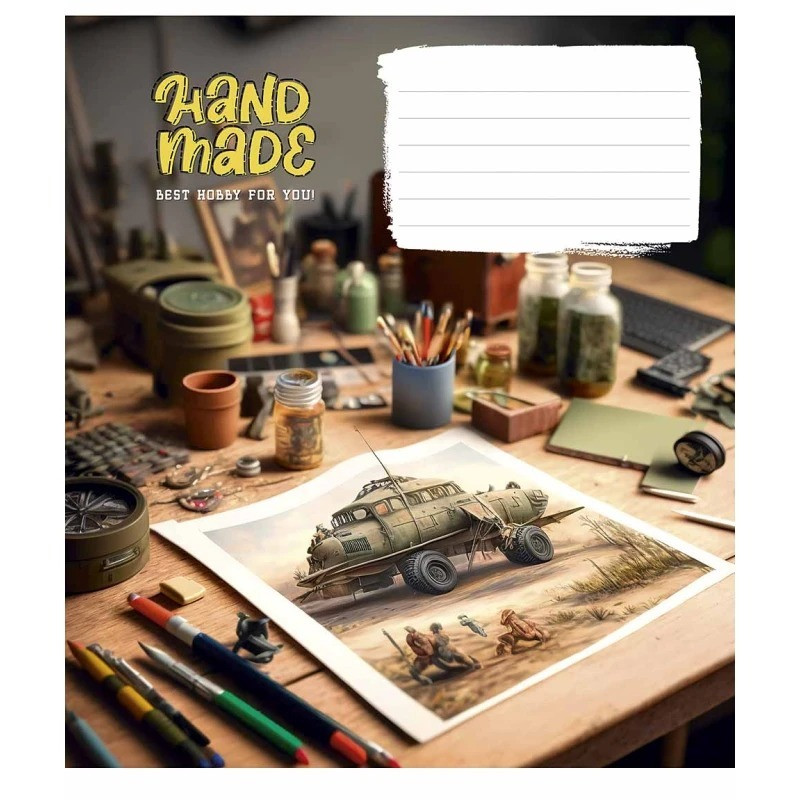 Зошит учнівський "My hobby" 018-3286K-4 в клітинку, 18 аркушів