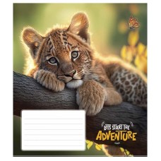 Зошит учнівський "Adventure" 018-3291K-1 в клітинку, 18 аркушів