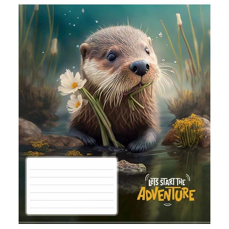 Зошит учнівський "Adventure" 018-3291K-3 в клітинку, 18 аркушів