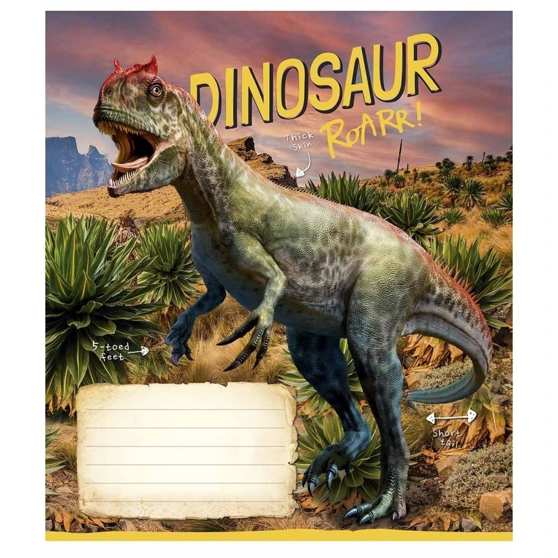 Зошит учнівський "Jurassic world" 018-3310K-4 в клітинку, 18 аркушів