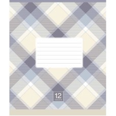 Зошит учнівський "Plaid pattern" 018-3345K-1 в клітинку, 18 аркушів