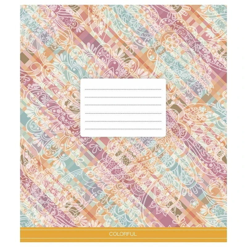 Зошит учнівський "Сolor mania" 018-3386K-3 в клітинку, 18 аркушів