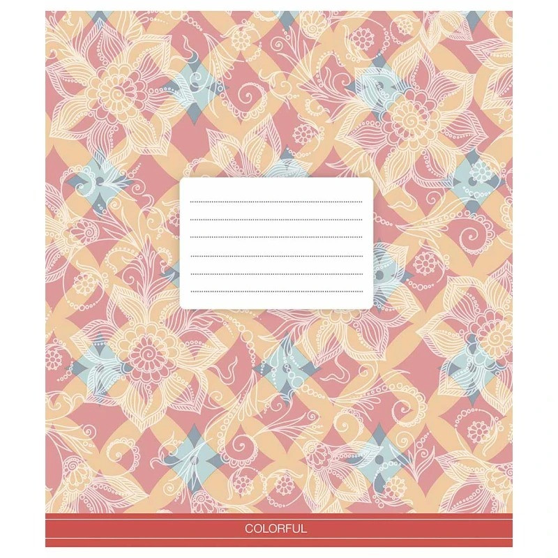 Зошит учнівський "Сolor mania" 018-3386K-4 в клітинку, 18 аркушів