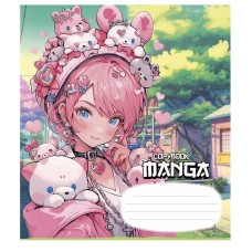 Зошит учнівський "MANGA" 018-3323K-3 в клітинку, 18 аркушів