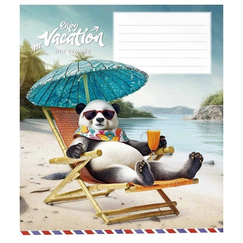 Зошит учнівський "Cool vacation" 018-3318L-2 в лінію, 18 аркушів