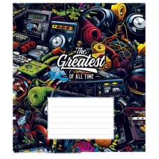 Зошит учнівський "Cool boys club" 018-3334L-1 в лінію, 18 аркушів