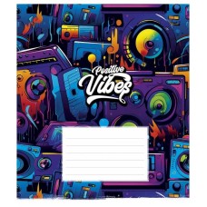 Зошит учнівський "Cool boys club" 018-3334L-2 в лінію, 18 аркушів