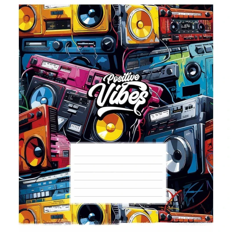 Зошит учнівський "Cool boys club" 018-3334L-3 в лінію, 18 аркушів