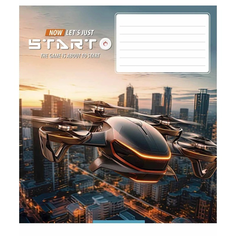 Зошит учнівський "Let's start" 018-3411L-3 в лінію, 18 аркушів