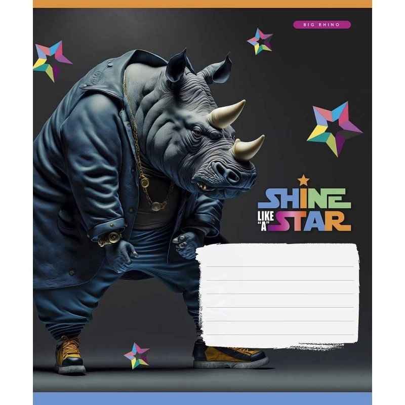 Зошит учнівський "Dance star" 018-3276L-2 в лінію, 18 аркушів