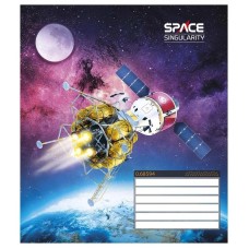 Зошит учнівський "Space singularity" 024-3384K-3 в клітинку, 24 аркушів