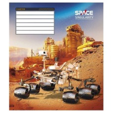 Зошит учнівський "Space singularity" 024-3384K-4 в клітинку, 24 аркушів