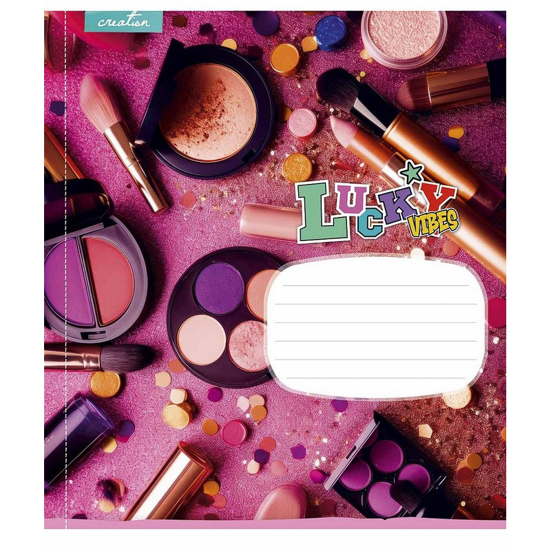 Зошит учнівський "Lucku Vibes" 024-3360K-1 в клітинку, 24 аркушів